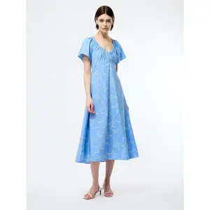 French Connection Daniella Faron Drape Midi Dress